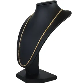 Massive, filigrane gearbeitete Königskette aus hochwertigem 14K Gold (585) in 50 cm Länge; ca. 2mm breit (ca. 11,7g) - Made in Germany mit FBM Stempel