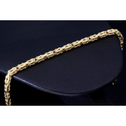 Prunkvolles Königsarmband in 585 14k Gold (ca. 3,5mm, 21cm)