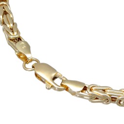 Prunkvolles Königsarmband in 585 14k Gold (ca. 3,5mm, 21cm)