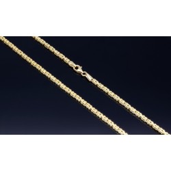 Glänzende Königskette aus hochwertigem 14K / 585 Gold (ca. 60cm, 2mm)